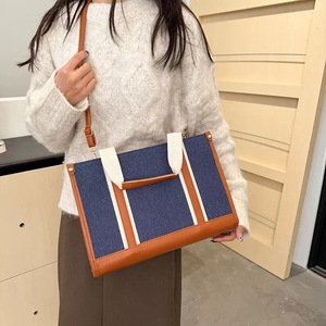 <span class=keywords><strong>Sac</strong></span> fourre-tout grande capacité pour femme, nouvelle mode 2026, <span class=keywords><strong>sac</strong></span> bandoulière en jean simple pour le quotidien, mini <span class=keywords><strong>sac</strong></span> à l'épaule minimaliste pour femme - Product Image 3