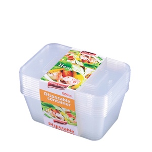 Bán Buôn Nhựa Hình Chữ Nhật Dùng Một Lần Container Thực Phẩm/Hot Bán Trong Suốt PP Hộp Ăn Trưa Nhà Sản Xuất - Product Image 1