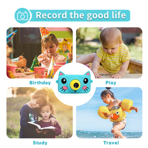 Hot Selling Cute Cartoon Mini <strong>Camera</strong> <strong>With</strong> Screen Video Recording 1080P No Instant <strong>Printer</strong> for Children Kids <strong>Camera</strong> Birthday Gift - Product Image 5