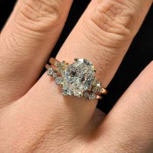 モアッサナイトレディースリングマイクロペイブセッティングミニマリストS925スターリングシルバーリングモアッサナイトエンゲージメントリング - Product Image 5