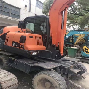 Mini modèles Doosan DX60W DX80 d'occasion machines de construction de pelles sur chenilles de 6 tonnes - Product Image 5