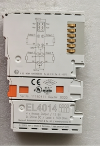 Terminal de Salida Analógica EtherCAT BECKHOFF EL4014 de 4 Canales 0-20mA de 12 Bits, Módulo de Automatización Industrial - Product Image 4