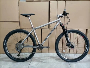Bicicleta de Montaña Superligera de 27.5 Pulgadas, 4 LEAF, Venta al Por Mayor, Cuadro Personalizado de Aleación de Titanio para Adultos, 11 Velocidades, Bicicleta Urbana de Acero - Product Image 2