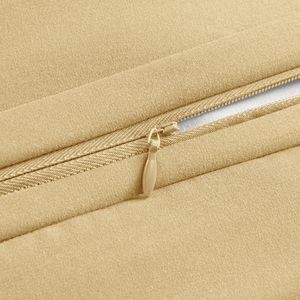 Ensemble de couette en coton égyptien DB 100% 4 pièces marron imprimé floral solide tissé pour la maison hôtel mariage utilisation-Super King King - Product Image 6