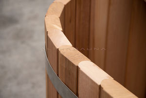 ساونا خشبية الرجال في الهواء الطلق الباردة يغرق بركة و مبرد حوض مجموعة الجليد برميل حمام دلو للثلج حوض - Product Image 3