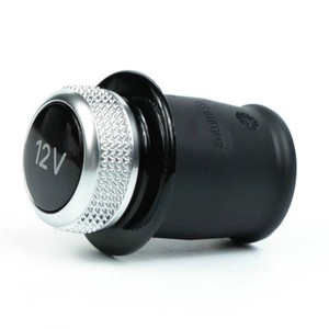 Cigarette Lighter Cover <b>12V</b> Metal Round Luxury Style For Audi Power <b>Socket</b> 8WD919311 Storage Accessory - Product Image 1