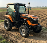 Tracteur agricole à roues économes en carburant, sortie de prise de force stable, rayon de braquage flexible, idéal pour la gestion des vergers à rangs étroits