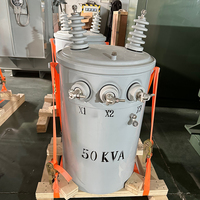 Transformateur immergé dans l'huile JZP robuste 15-25 kVA 120/240 V, monté sur poteau, réglable sur site, 50/60 Hz, à enroulement en cuivre