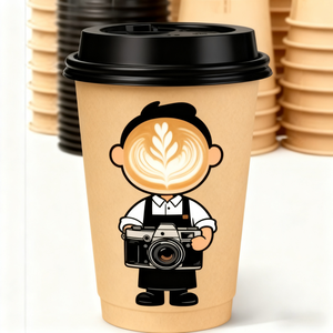 <span class=keywords><strong>3oz</strong></span>/4oz/8oz/12oz/16oz/20oz taza de papel desechable sabor café taza de papel - Product Image 4