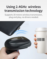 Scanner de codes-barres portable filaire USB avec code QR 2D pour la traçabilité de la gestion de la fabrication et la vérification des stocks