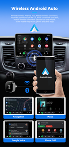 2-trong-1 không dây Carplay & <span class=keywords><strong>Android</strong></span> Auto Adapter chuyển đổi có dây để không dây cho xe chơi & <span class=keywords><strong>Android</strong></span> tự động - Product Image 2