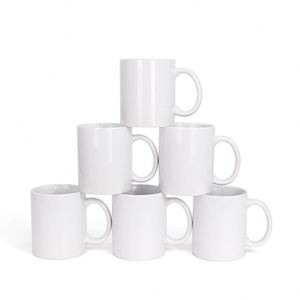Tazas Blancas de Café de 11 oz para Sublimación, Taza Blanca Personalizable con Logotipo, Tazas de Cerámica Personalizadas - Product Image 1