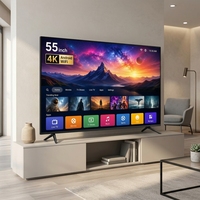 Televisor Inteligente Android WiFi 4K de 55 Pulgadas Zheng Xiang con Pantalla LED Interactiva para Entretenimiento en el Hogar