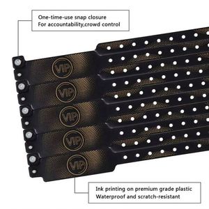 Bracelets personnalisés en vinyle PVC pour événements VIP, concerts, enfants, etc. - Product Image 3