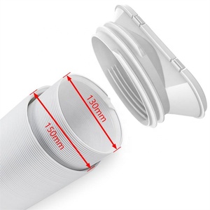 Adaptateur de fenêtre pour climatiseur, coupleur de tuyau d'évacuation, connecteur de tuyau d'évacuation à embout plat, connecteur de tube - Product Image 3
