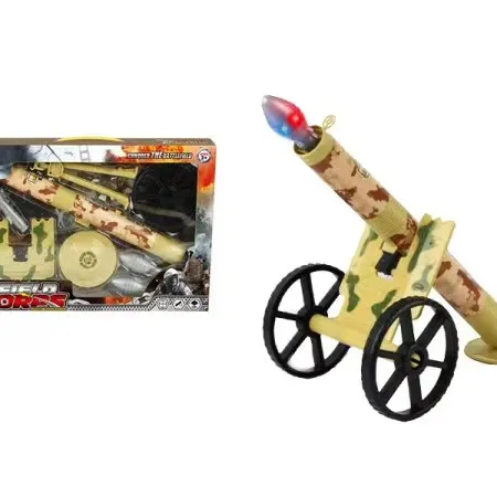 Canhão Série Militar das crianças com Rodas Canhão Modelo Brinquedos para Crianças Meninos Jogos