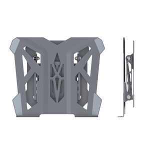 Support pour ordinateur portable en acier carbone robuste, réglable, ergonomique, avec support pour téléphone portable pour le bureau - Product Image 2