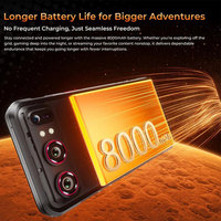 OUKITEL WP68 Air, Teléfono Inteligente 5G Resistente, Chip MTK, 12GB+512GB, Pago NFC, Batería de 8000mAh, Cámara de Visión Nocturna, IP68, Bandas Globales