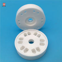 Bride isolante diélectrique en céramique de zircone ZrO2 multi-trous 3Y-TZP personnalisée pour capteurs rotatifs