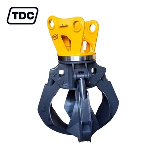 Grappin hydraulique TDC efficace pour excavatrice, pour le bois et la pierre - Fonction rotative avec maniabilité à 360 degrés - Product Image 6