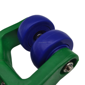 Carro de nailon de plástico colgante transportador superior para línea de procesamiento de sacrificio de aves de corral - Product Image 3