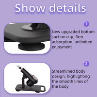 Neuheit Elektrischer Automatischer Stoßvibrator für Frauen Kabelloser Ferngesteuerter Sex-Maschinen-Dildo ABS Privates Sexprodukt