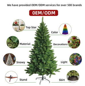 Árbol <span class=keywords><strong>de</strong></span> <span class=keywords><strong>Navidad</strong></span> Artificial Realista <span class=keywords><strong>de</strong></span> PVC Puro Reutilizable a Precio <span class=keywords><strong>de</strong></span> Fábrica, Base Estable <span class=keywords><strong>para</strong></span> Decoración <span class=keywords><strong>de</strong></span> Hogar y Escaparates - Product Image 4