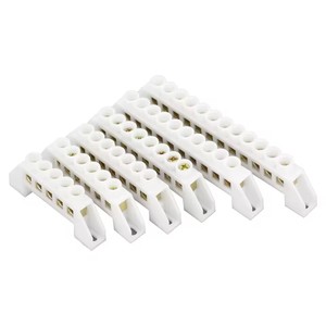 5/6/7/8/10/12 lỗ cầu loại không dòng mặt đất thanh nối đất thanh đồng 6*9 + Lỗ phân phối hộp để không khối thiết bị đầu cuối - Product Image 1