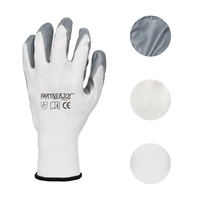 Gants de sécurité UTLAC XY1010 antistatiques antidérapants texturés en tricot avec poignet en maille 27 cm gris polyester