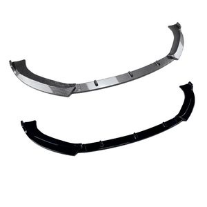 Amp-Z Mercedes-Benz Cls-Class C257 Front Bumper <b>Lip</b> <b>Splitter</b> Piano Black Carbon Fiber Texture Matte Finish 2018-2021 Amg - Product Image 2