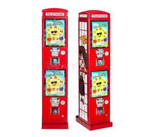 Máquina dispensadora de cápsulas Aduanas Gacha Gachapon Máquina expendedora Cabina telefónica Cápsula Juguetes Máquina expendedora - Product Image 2