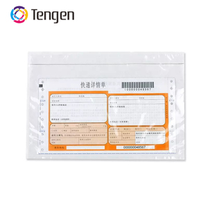 Manufacturer Custom C5 Size Waterproof Self Adhesive Packing List Envelope with Easy-open Tape