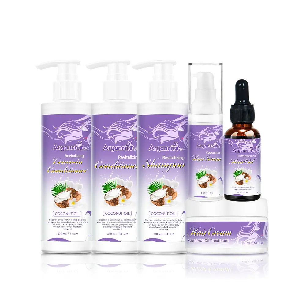 CANTIK Private Label Benutzer definierte Kokosmilch Bio Natürliche Haarpflege produkte für trockenes, mattes und sprödes Haar