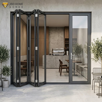 Porte pliante robuste en aluminium, coupe-vent et insonorisée, sur mesure, pour résidentiel et commercial – Vente en gros usine