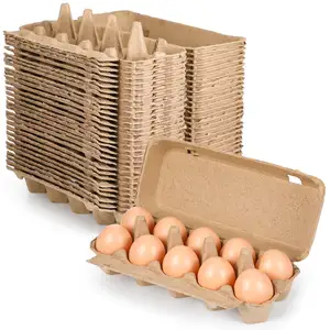 थोक उच्च गुणवत्ता के अनुकूल कस्टम अंडे आकार पैकेज बिक्री के लिए पुनर्नवीनीकरण अंडे कागज बॉक्स