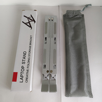 Soporte plegable para ordenador portátil de aluminio, Soporte de altura de ajuste ergonómico de aluminio para ordenador portátil, soporte de aleación de aluminio para ordenador portátil modelo X para Macbook