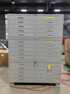 Wholesale A0/A1 Size Metal <strong>Locker</strong> 5 Drawers Plan <strong>Filing</strong> Storage Cabinets Customized <strong>Color</strong> for Home Office Outdoor School Map - Product Image 4