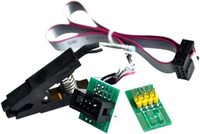 Programador USB EEPROM Flash Bios Ch341 con Clip Soic8 Clip+1.8V Adaptador de Memoria Flash Spi Kit de Grabación
