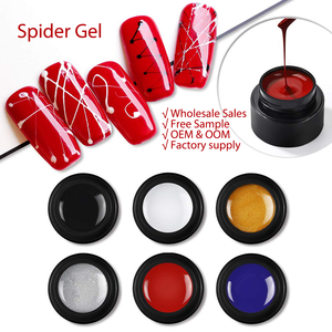 Gel de Pintura de <span class=keywords><strong>Uñas</strong></span> de Color Neón Negro Blanco Plateado Dorado al por Mayor, Gel de <span class=keywords><strong>Uñas</strong></span> UV, Esmalte de <span class=keywords><strong>Uñas</strong></span> en Gel para Salón de <span class=keywords><strong>Uñas</strong></span> - Product Image 1