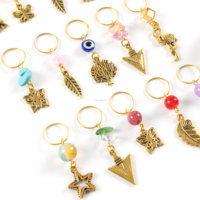 Perles de crochet en gros pour enfants, anneaux pour tresses Box Braids, bijoux pour locs, accessoires de tressage au crochet, bijoux capillaires africains, manchettes pour dreadlocks