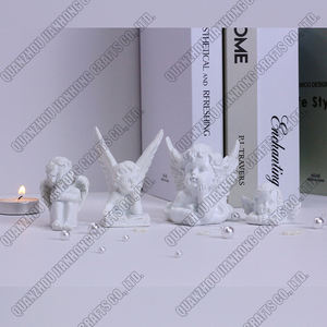 Figura adornos resina escultura Mesa adornos flor Hada encantadora estatua de Ángel Retro europeo - Product Image 3