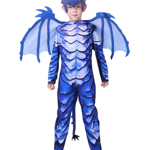 Costume de cosplay de <span class=keywords><strong>chevalier</strong></span> dragon de glace d'Halloween pour enfants garçons en polyester, parfait pour les fans de films, déguisement - Product Image 1