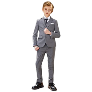 Ensemble de costumes de soirée élégants pour garçons Blazers slim avec gilet et pantalon 3 pièces Tenue formelle pour enfants pour événements Vêtements pour enfants - Product Image 6