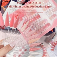 Gel de Construction 30 Couleurs avec Gel de Durcissement pour Extension Rapide des Ongles et Modélisation – Gel Constructeur Longue Durée pour Usage Professionnel en Salon