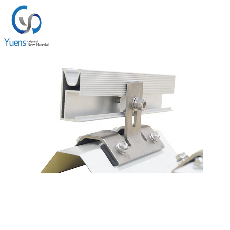 PV солнечная панель монтаж металлический палубный зажим для крыши трапециевидный зажим солнечной панели солнечный кровельный крюк комплект