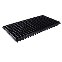Plateaux de culture de plantes Rectangle Plateau hydroponique en plastique Chine Usine En Gros 200 Cellules plateaux de semis
