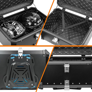 उच्च अंत एल्यूमीनियम 80l सामान वाहक ट्रंक मोटरसाइकिल बैग भंडारण रियर बॉक्स R1200R R1200R R1200R R1200s - Product Image 5