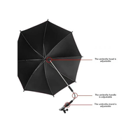 Pare-soleil pour poussette, un incontournable pour les parents, poussette à trois roues, parapluie de protection solaire, accessoire universel à clipser, double fonction.