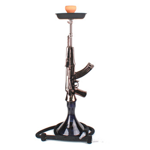 Cachimba con Forma de <span class=keywords><strong>AK</strong></span>-<span class=keywords><strong>47</strong></span>, Diseño de Vástago de Vidrio, Juego Completo de Cachimba Árabe, Suministro Directo de Fábrica - Product Image 5