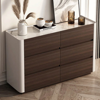 Ensemble table de toilette en bois pour chambre à coucher de luxe mobilier pour la maison bureau de courtoisie moderne en bois avec lumière LED et miroir